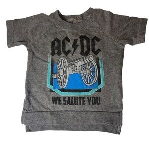 AC DC shirt for baby 6-9 months